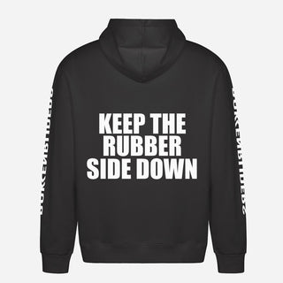 Keep The Rubber Side Down Hoodie