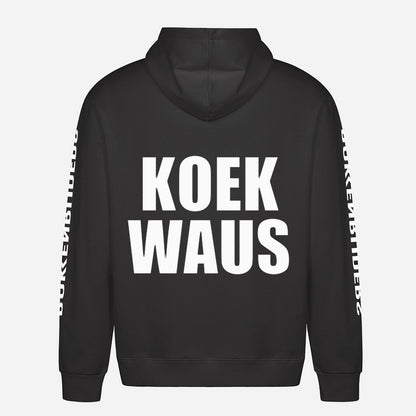 Koek Waus Hoodie – achterkant met grote rugprint