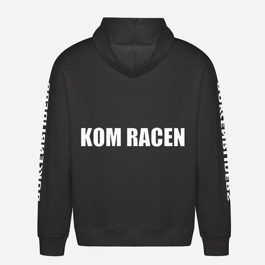 Kom Racen Hoodie – achterkant met grote rugprint