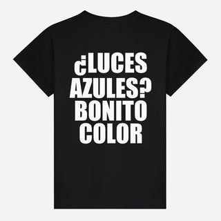 ¿Luces azules? Bonito color T-shirt