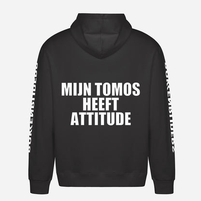 Mijn Tomos Heeft Attitude Hoodie – achterkant met grote rugprint