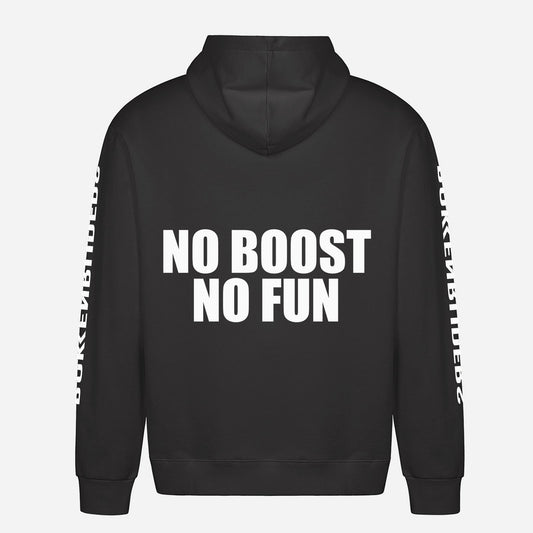 No Boost No Fun Hoodie – achterkant met grote rugprint