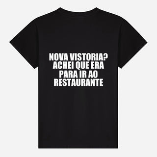 Nova vistoria? Achei que era para ir ao restaurante T-shirt