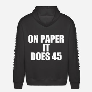 On Paper It Does 45 Hoodie