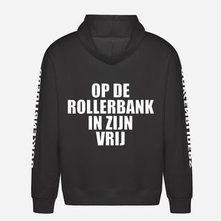Op De Rollerbank In Zijn Vrij Hoodie