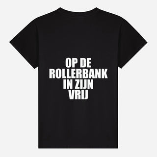Op De Rollerbank In Zijn Vrij T-shirt