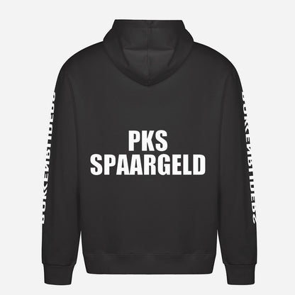 PKs Spaargeld Hoodie – achterkant met grote rugprint