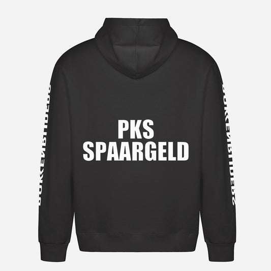 PKs Spaargeld Hoodie – achterkant met grote rugprint
