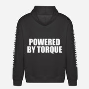 Powered By Torque Hoodie – achterkant met grote rugprint