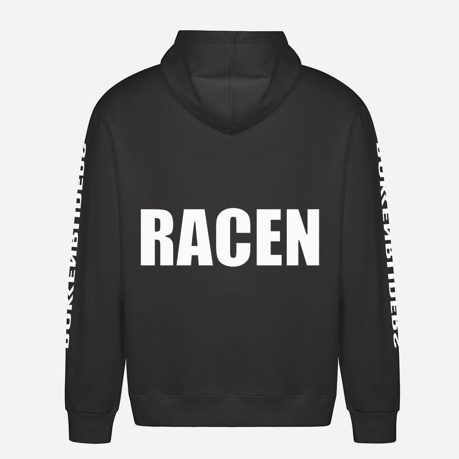 Racen Hoodie – achterkant met grote rugprint