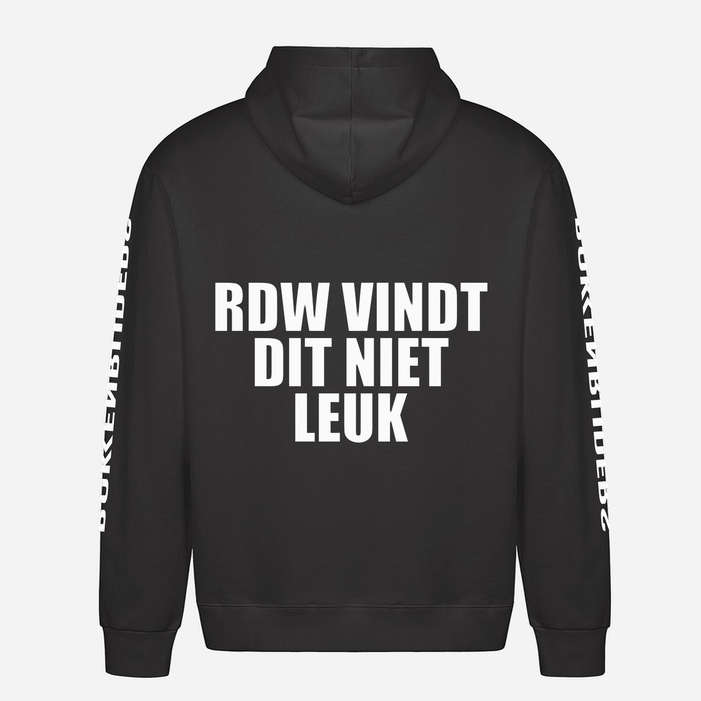 RDW Vindt Dit Niet Leuk Hoodie – achterkant met grote rugprint