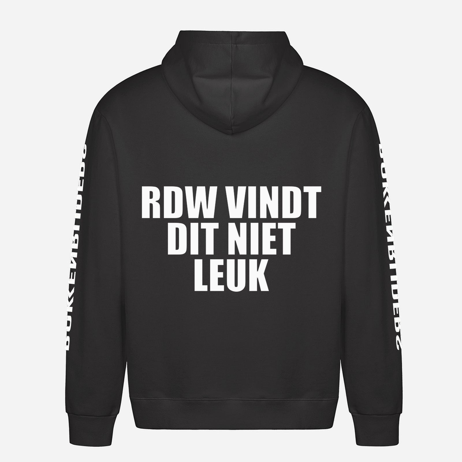 RDW Vindt Dit Niet Leuk Hoodie – achterkant met grote rugprint