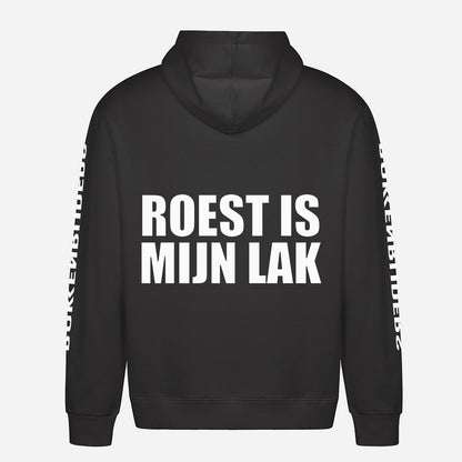 Roest Is Mijn Lak Hoodie – achterkant met grote rugprint