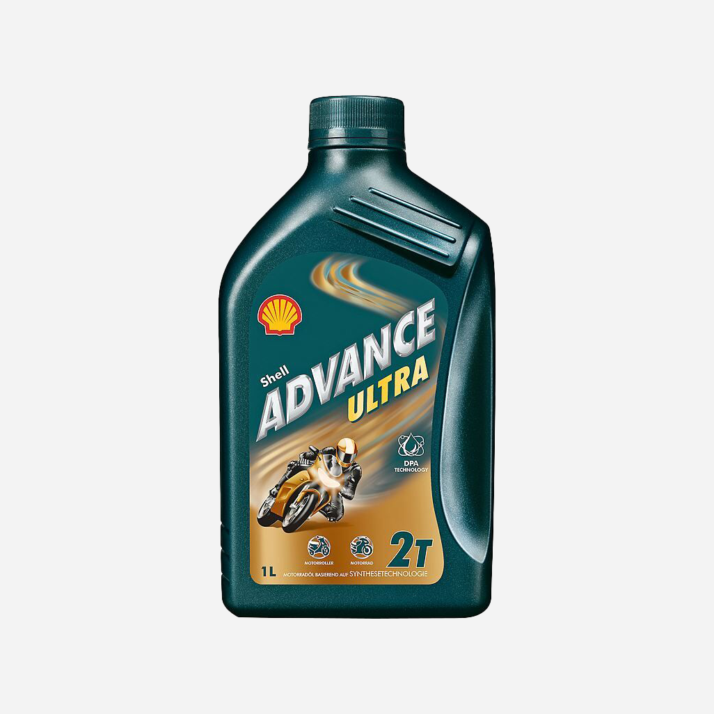 Shell Advance Ultra 2T 1 Liter – Volsynthetische Tweetaktolie