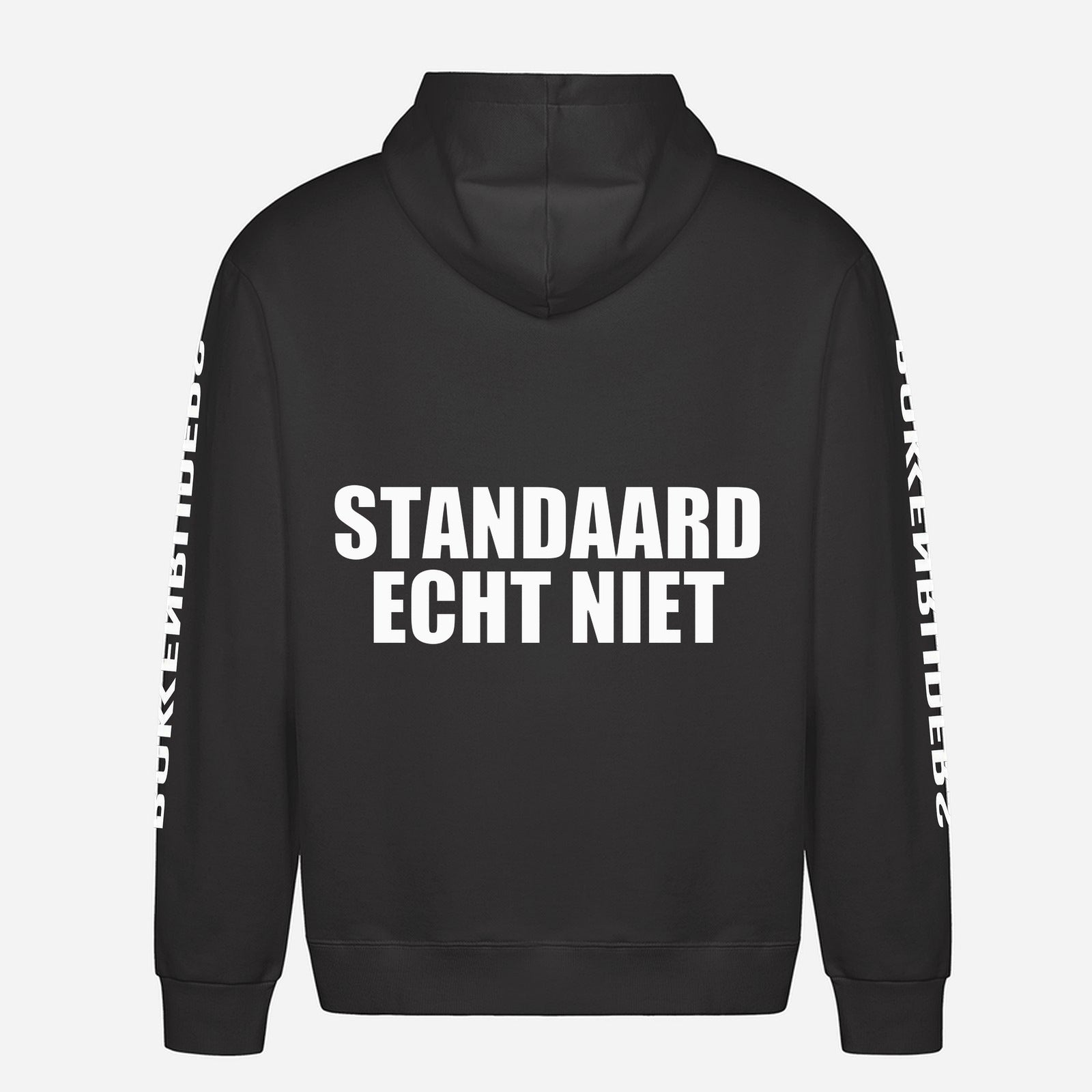 Standaard Echt Niet Hoodie – achterkant met grote rugprint
