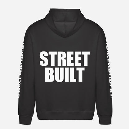Street Built Hoodie – achterkant met grote rugprint
