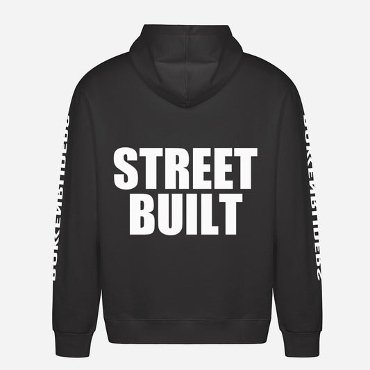 Street Built Hoodie – achterkant met grote rugprint