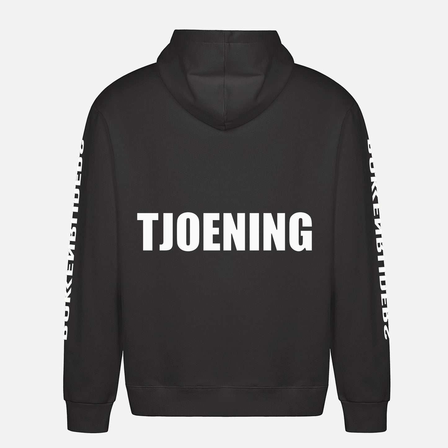 Tjoening Hoodie – achterkant met grote rugprint