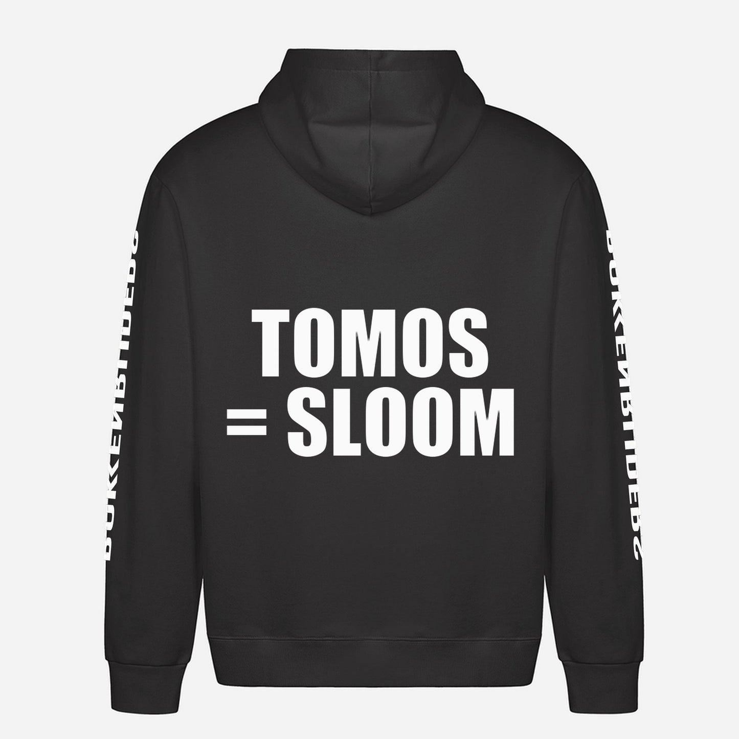 Tomos = Sloom Hoodie – achterkant met grote rugprint