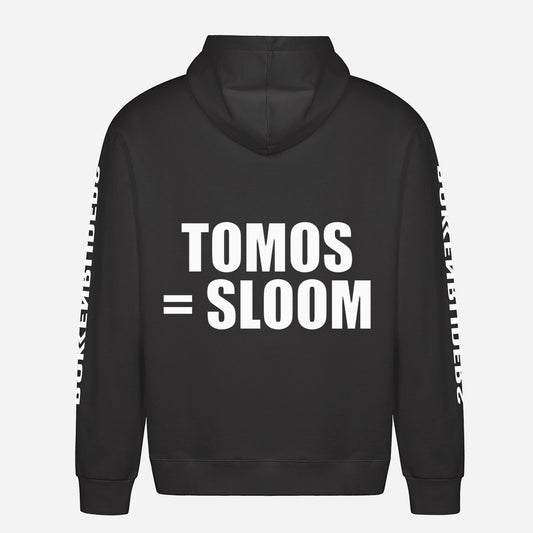 Tomos = Sloom Hoodie – achterkant met grote rugprint