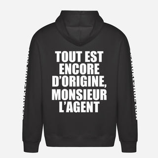 Tout est encore d’origine, monsieur l’agent Hoodie