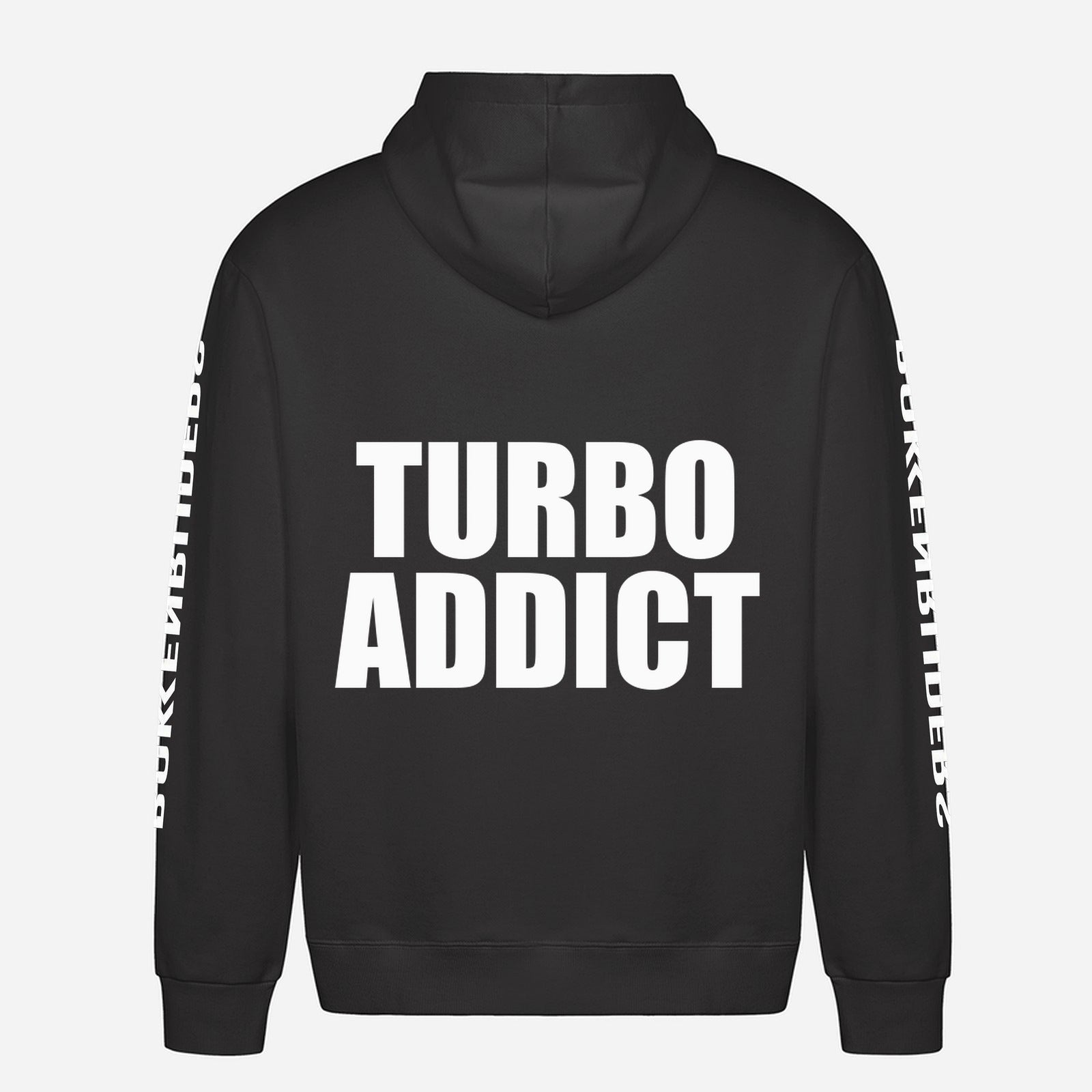 Turbo Addict Hoodie – achterkant met grote rugprint