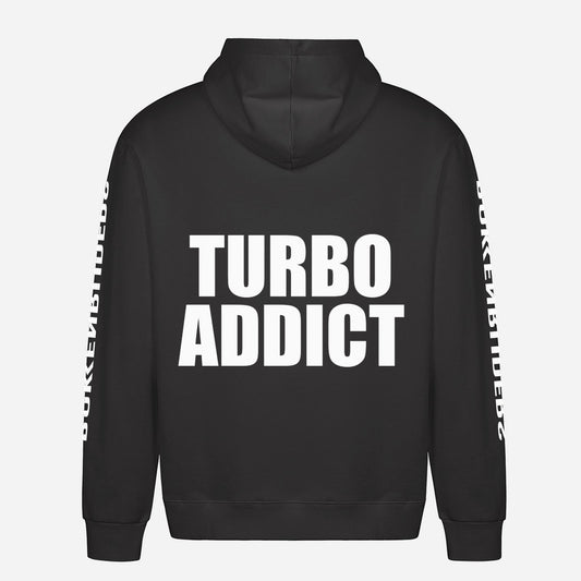 Turbo Addict Hoodie – achterkant met grote rugprint