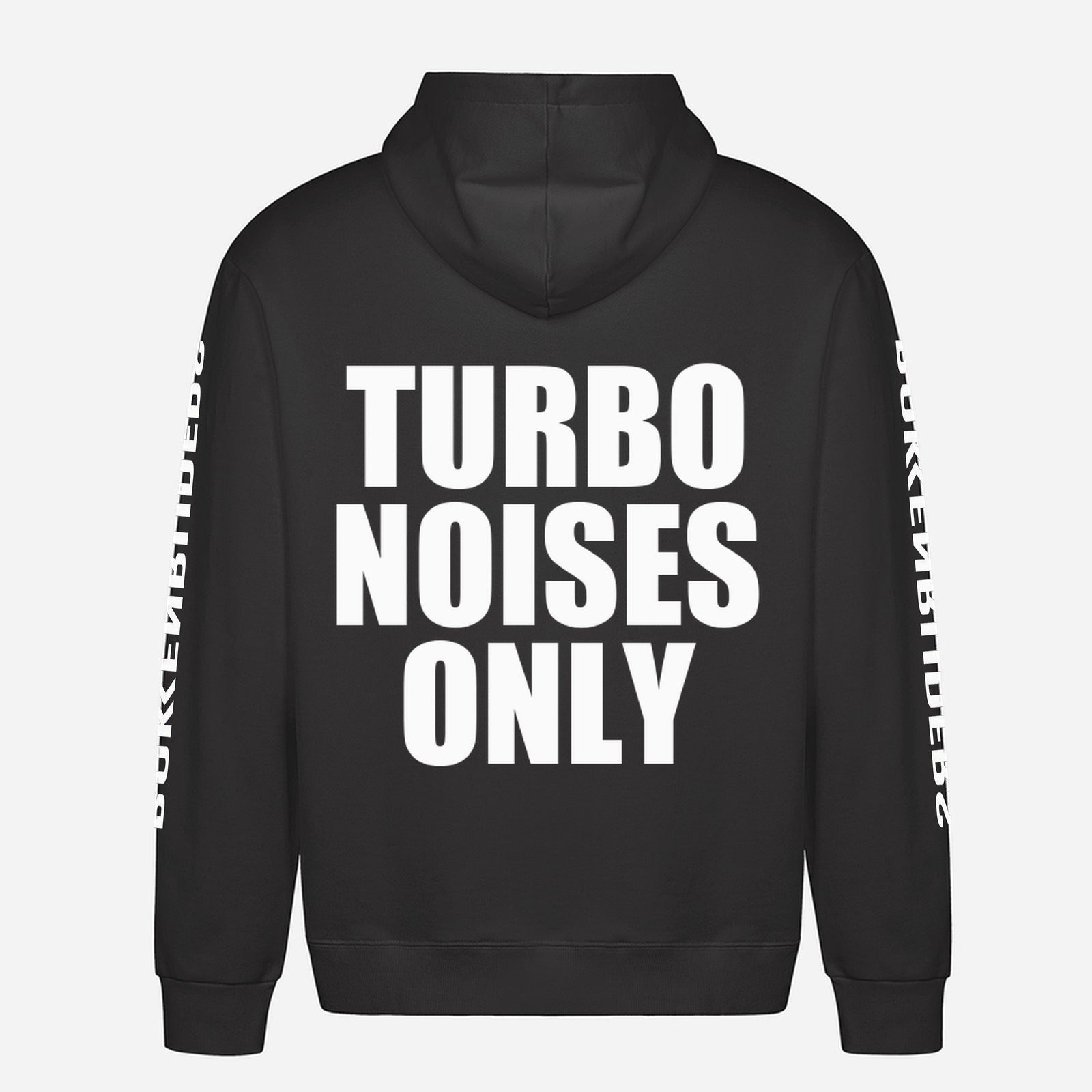 Turbo Noises Only Hoodie – achterkant met grote rugprint