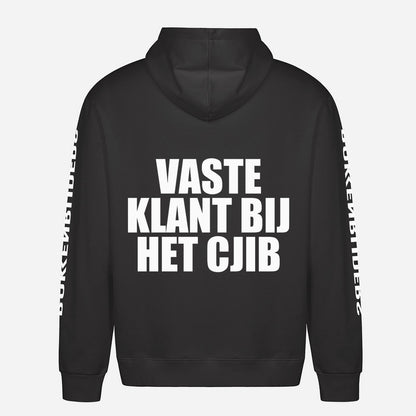 Vaste Klant Bij Het CJIB Hoodie – achterkant met grote rugprint