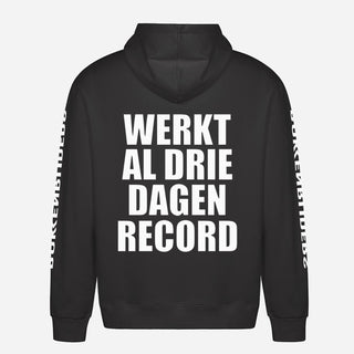 Werkt Al Drie Dagen Record Hoodie