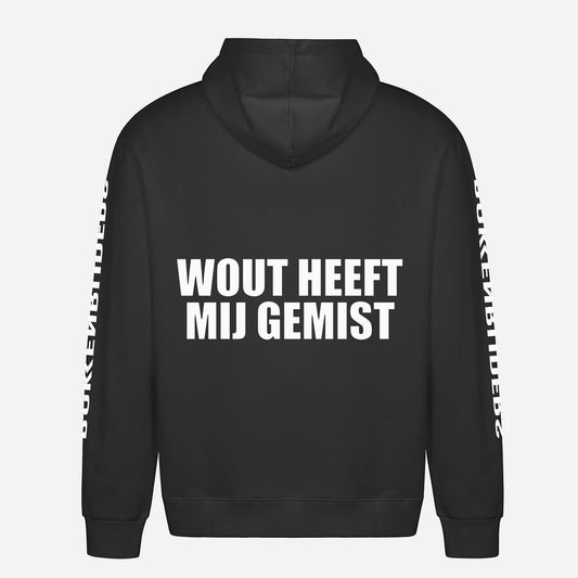 Wout Heeft Mij Gemist Hoodie – achterkant met grote rugprint