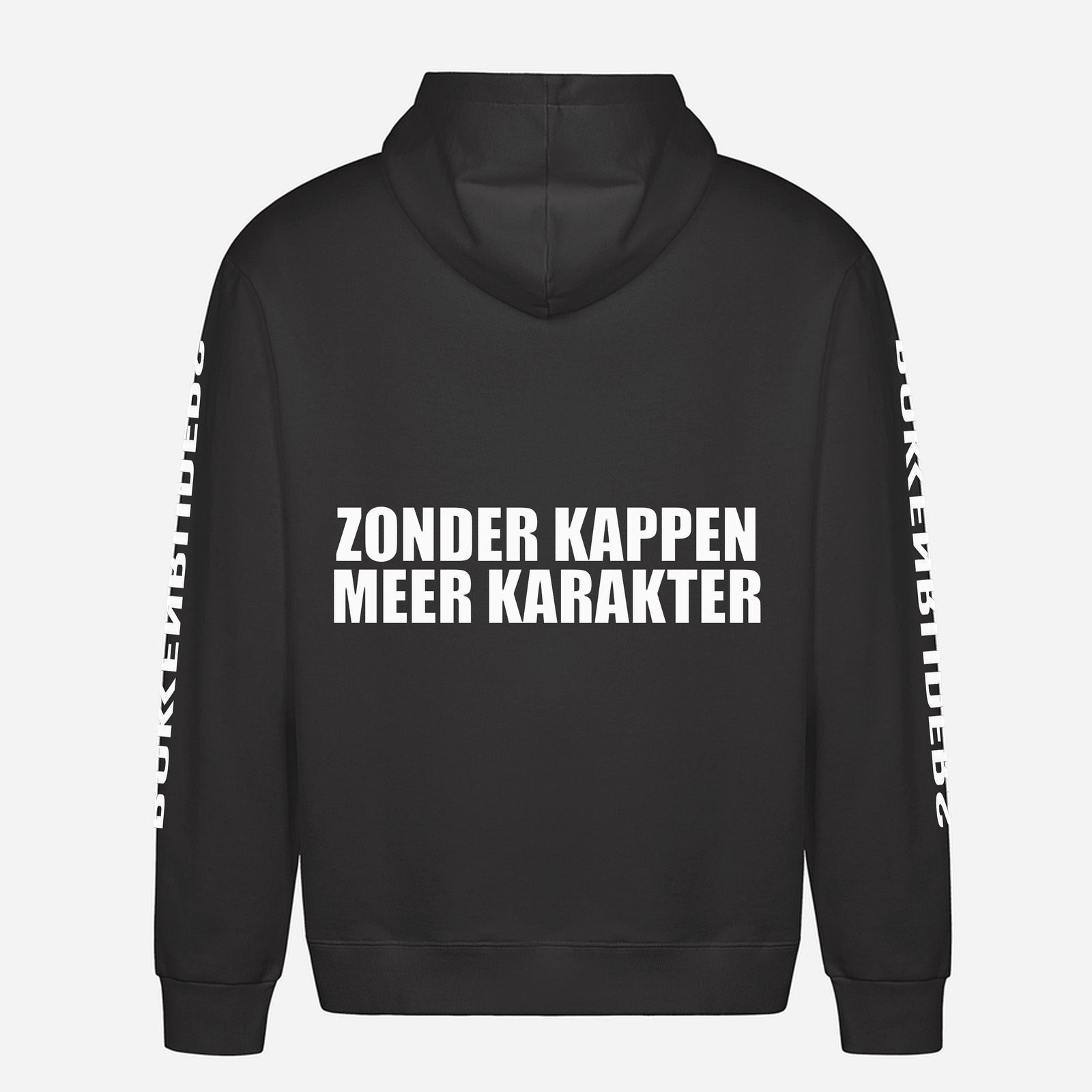 Zonder Kappen Meer Karakter Hoodie – achterkant met grote rugprint