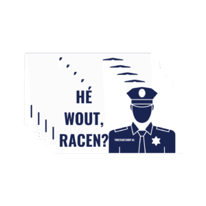 5X HE WOUT, RACEN? STICKER