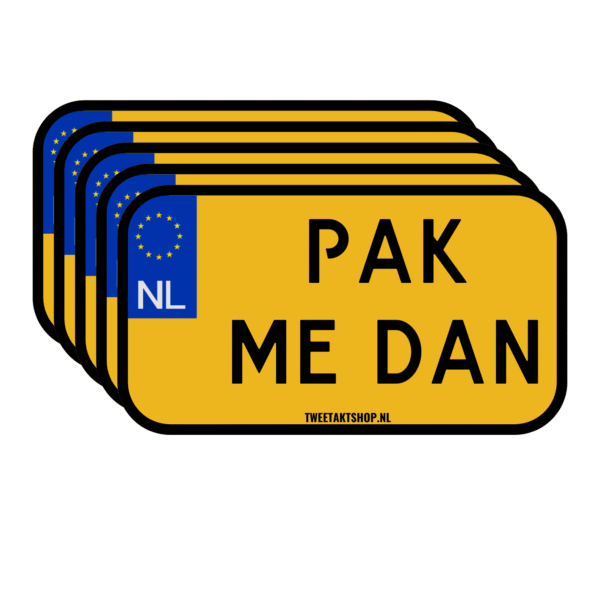 5X PAK ME DAN STICKER