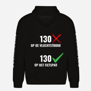 130 op het fietspad Hoodie